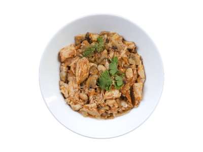 Pollo con Champiñones
