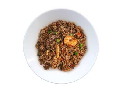 Arroz Quemado (Cuba) con Gambas