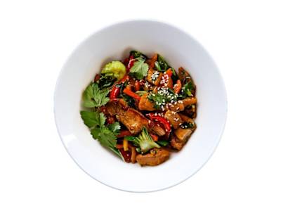 Verduras con Pollo
