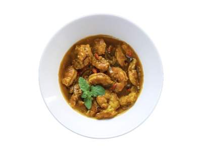 Gambas al Curry