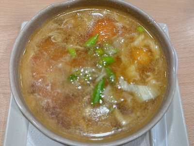 Sopa de Tomate y Huevo