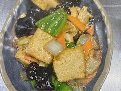 Wok de Tofu y Setas