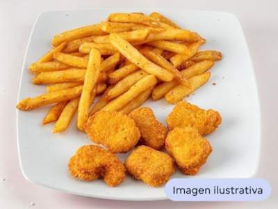 Nuggets de Pollo, con patatas