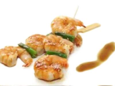 Kushiyaki de Gambas