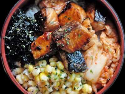 Salmón teriyaki