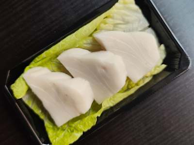 Sashimi de pez mantequilla