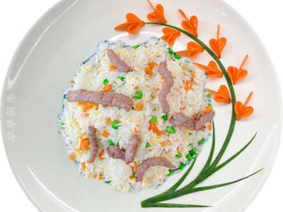 Arroz Frito con Ternera