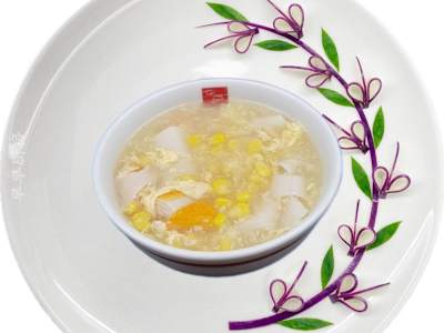 Sopa de Maíz con Cangrejo
