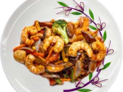 Chop Suey de Gambas