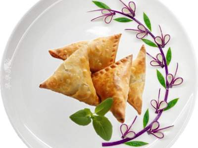 Samosa de Pollo y Curry, 6 Unidades