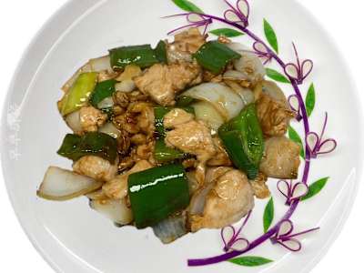 Pollo con Salsa de Ostras