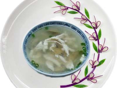 Sopa de Pollo con Champiñones