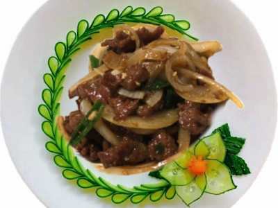 Ternera con Salsa Saté