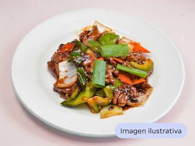 Ternera con Pimiento Verde