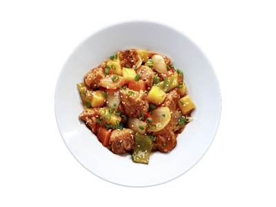 Pollo con Piña