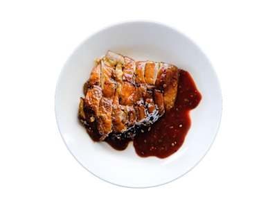 Pato Laminado con Salsa Cantonesa