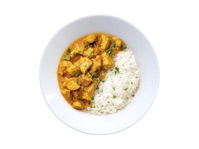 Arroz con Curry y Pollo