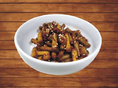 52. Tallo de Ajo marinado (dulce - picante)