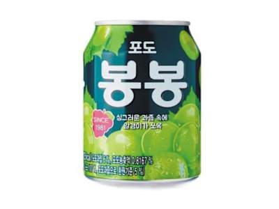 Refresco Coreano de Uva