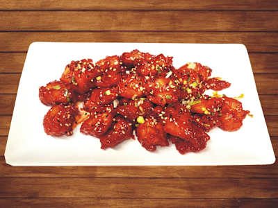 7.  Pollo Frito Coreano Picante