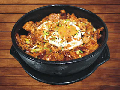 27.  Jeyuk Japchae Bibimbap