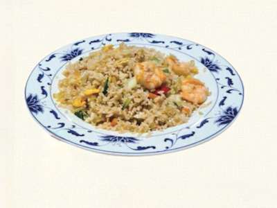 59. Arroz Frito con Gambas