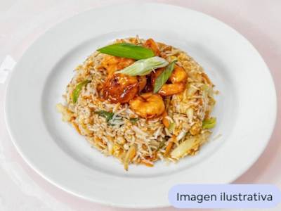 Arroz Frito con Gambas