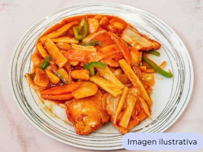 Cerdo con Salsa Picante