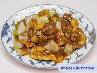 Ternera con Cebolletas a la Plancha