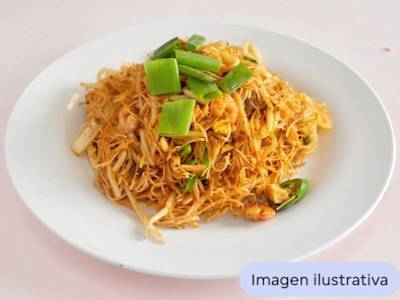 Fideos de Arroz con Marisco
