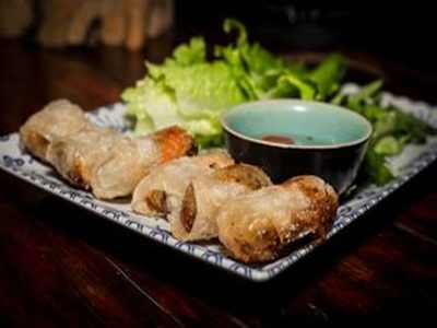 Rollitos Fritos Gambas y Cerdo, 3 Unidades