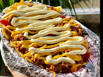 Super Nachos con Chili Vegano