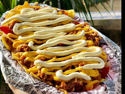 Super Nachos con Chili con Carne
