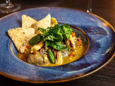 Carrilleras en curry verde