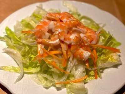 Ensalada con Gambas