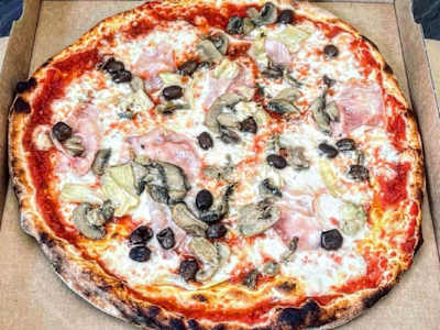 Pizza Capricciosa para 1 Persona