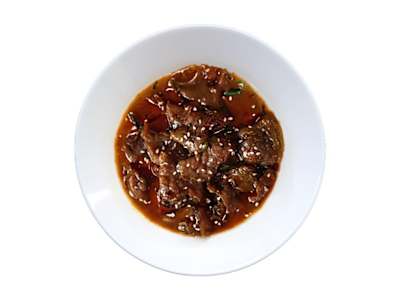 Ternera con Salsa Ostras Estilo Japones
