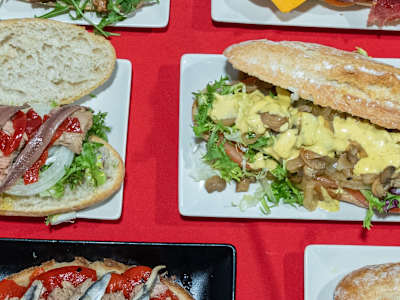 Hamburguesa con Rulo de Cabra
