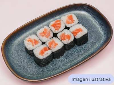 Maki Salmón, 8 Piezas