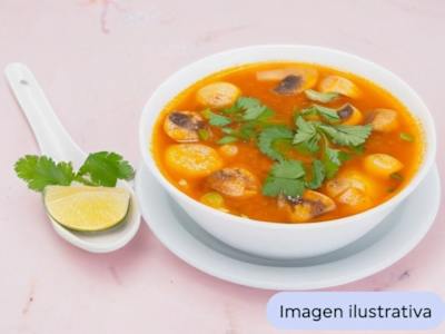 Sopa Miso con Salmón