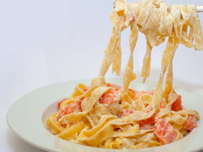 Fetuccini al Salmone Affumicato