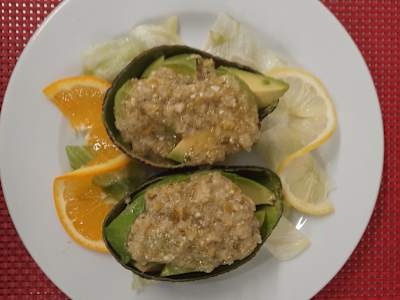 Aguacate a la Vinagreta