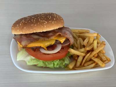 Hamburguesa de Pollo Bacon