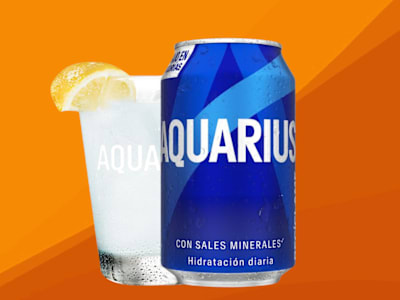 Aquarius Limón Lata, 330ml