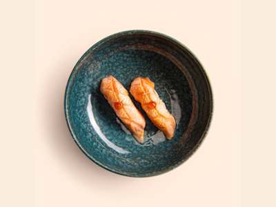 Nigiri Salmón Flameado