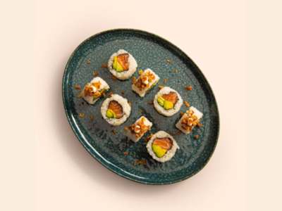 Uramaki Special Crunchy Salmón