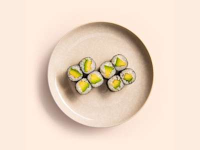 Hosomaki Aguacate y Queso, 8 piezas