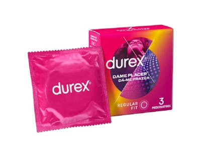 Condón Durex Dame Placer 3 Unidades