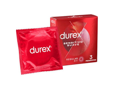 Condon Durex Sensitivo Suave 3 Unidades