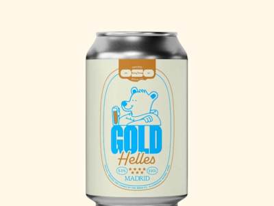 Gold Helles Lager, 33cl.